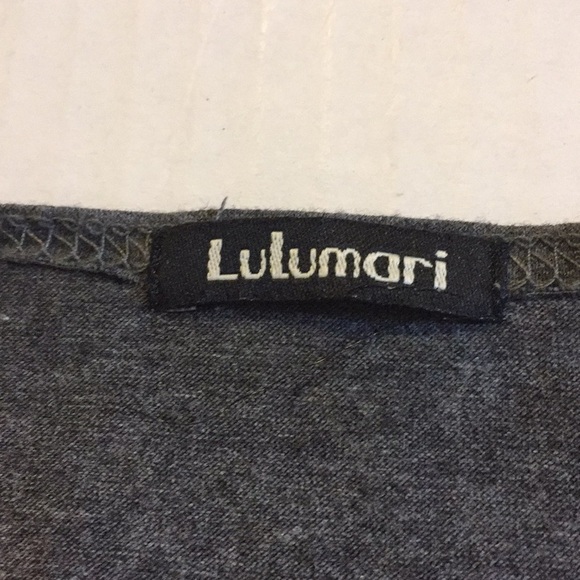 Faux Fur EMBELLISHED TOP gems v-neck beading bling grey knit jersey holiday - Picture 8 of 10